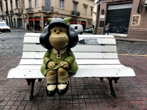 escultura de Mafalda