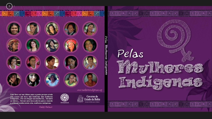 Capa do livros "Pelas Mulheres Indíginas"