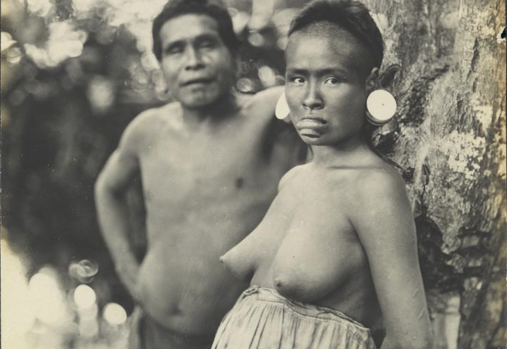 Foto de indígenas botocudos censurada pelo Facebook, de Walter Garbe.