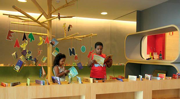 Biblioteca infantil da Biblioteca Parque do Rio. Foto: msalx.vejario.abril.com.br