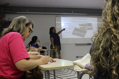 Grupo discutiu questões voltadas para as bibliotecas públicas Foto: Rodolfo Targino / Agência Biblioo