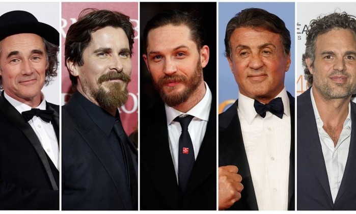 Mark Rylance, Christian Bale, Tom Hardy, Sylvester Stallone and Mark Ruffalo disputam na categoria melhor ator coadjuvante - STAFF / REUTERS